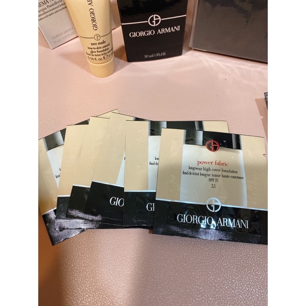 Giorgio armani GA 亞曼尼 完美絲絨水慕斯粉底 粉底液 試用包 3.5