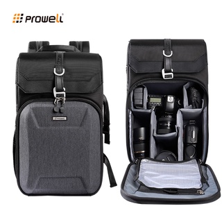 Prowell相機包雙肩大容量攝影包專業多功能硬殼防震防水單眼背包