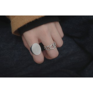 這件飾:: 全現貨賣場 -  925銀『全鏈戒』『絲橢戒』粗獷 純銀戒 戒指 飾品