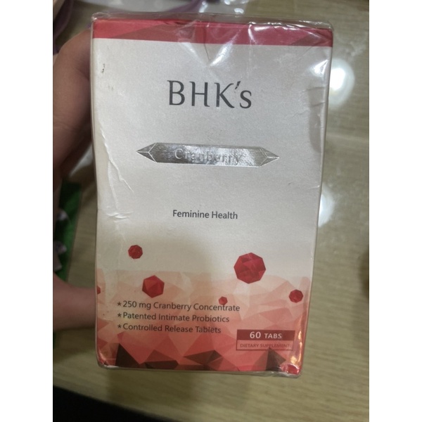 BHK蔓越莓益生菌 60粒