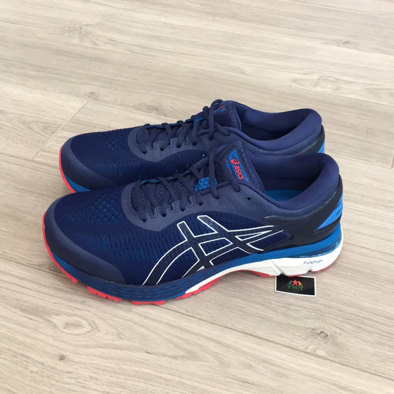 《TNT 5 折出清》ASICS GEL-KAYANO 25男 4E寬楦 扁平足 高支撐 慢跑鞋1011A023-400