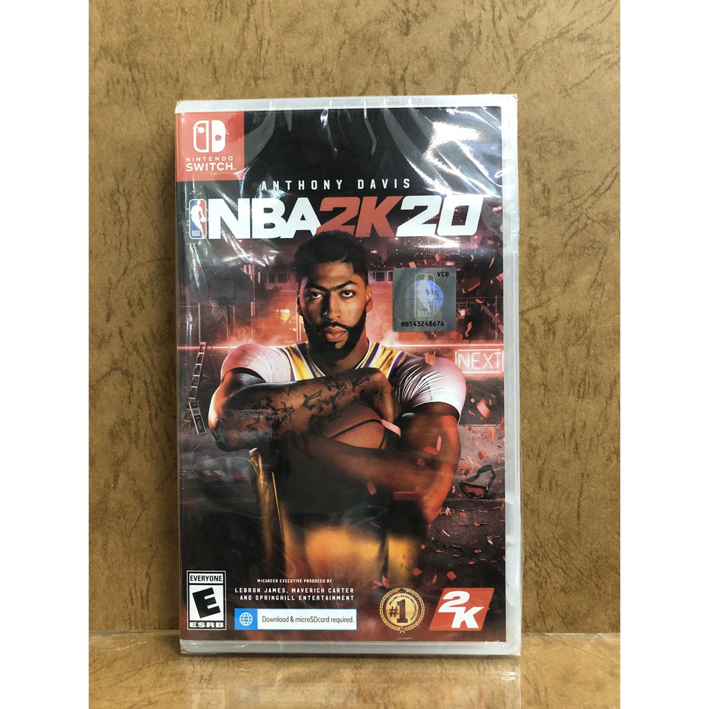 玩具廚餘桶 NBA 2K20 ANTHONY DAVIS 全新 美版 中文 NS 任天堂 SWITCH 遊戲片