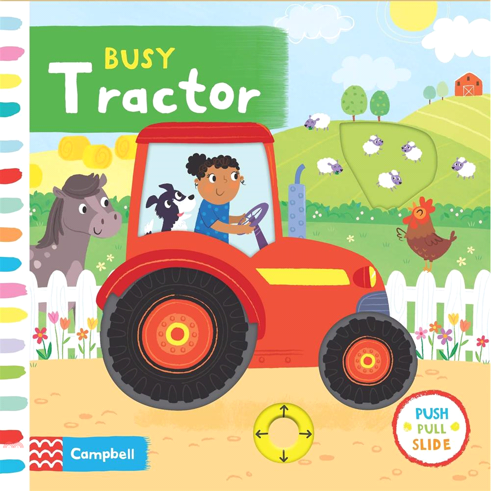 Busy Tractor 忙碌的拖拉機硬頁推拉書（外文書）