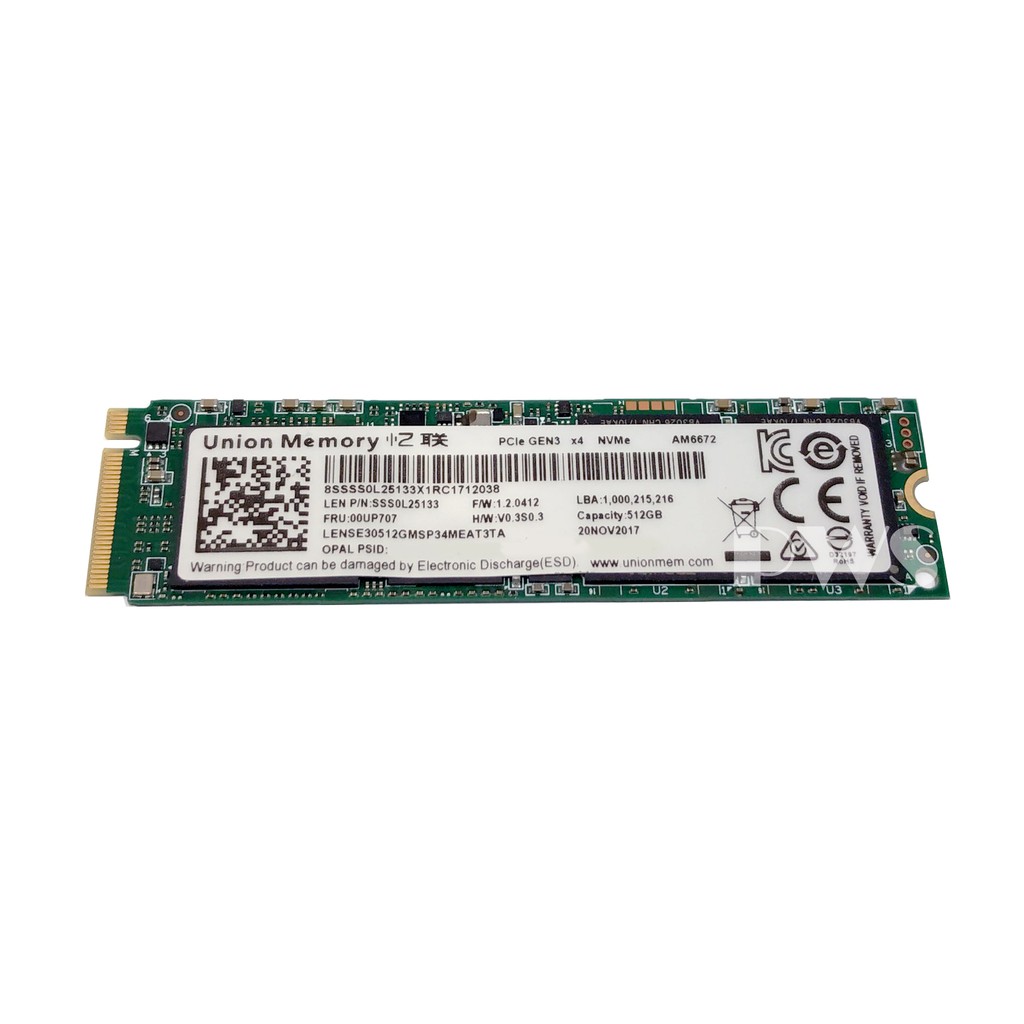 LENOVO 原廠NVMe 512G 512GB M.2 2280 PCIe3x4 SSD】Union Memory | 蝦皮購物