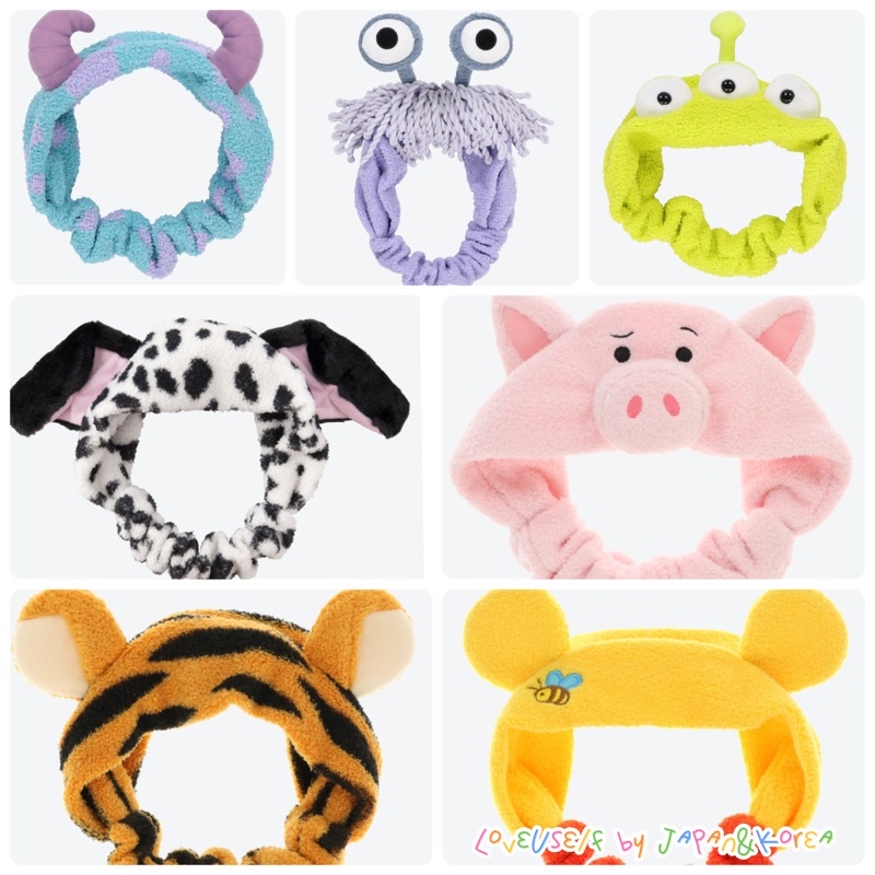 迪士尼 髮帶 洗臉髮帶 怪獸電力公司 阿布 小姐與流氓 動物方程式 茱蒂 迪士尼髮帶 尼克 阿布髮帶