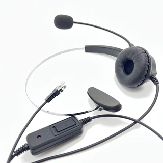 單耳耳機麥克風 含調音靜音 Cisco思科 CP-7821 話機專用 IP電話 舒適類小羊皮耳套