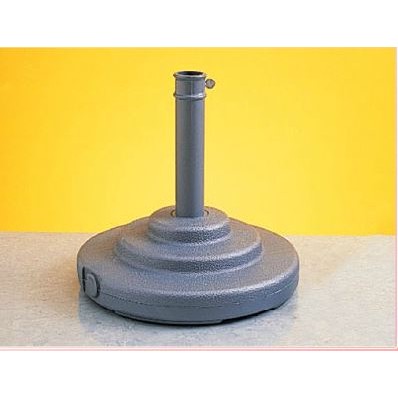 【文具通】10斤 旗座 旗架 旗叉 旗插 塑膠生鐵組合 禮堂 室內用 不鏽鋼 T2010006