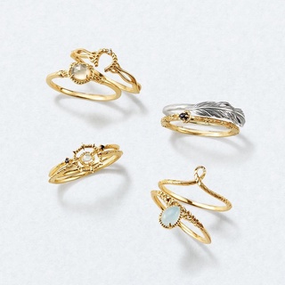 CEDONY | Partner Ring 系列 雙戒疊戴戒指型錄 多款可選 日系輕珠寶agete同款 | 戒指