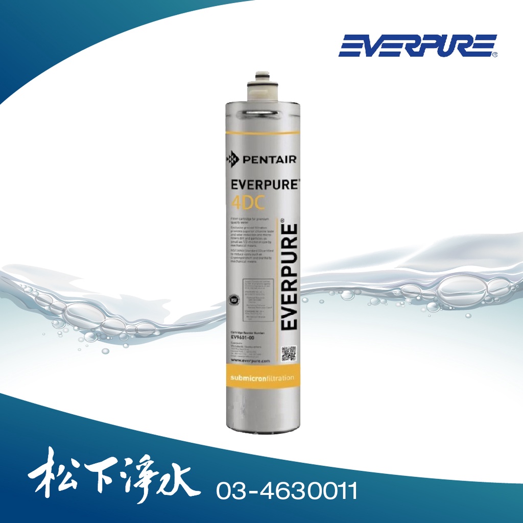 Everpure 4DC 生飲濾心(含銀離子抑菌配方) 【愛惠浦公司貨】