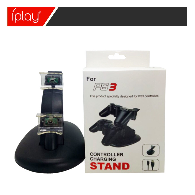 Switch專區新品 1廠家直銷現貨ps3游戲手柄座充飛機座充ps3手柄雙座充游戲配件 蝦皮購物