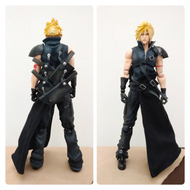 〖舊時代〗FINAL FANTASY VII PLAY ARTS 改 KAI 日版 太空戰士7 降臨神子 克勞德