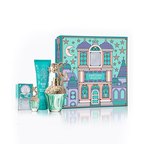 【ANNA SUI】安娜蘇 美人魚城堡禮盒(大香50ml+小香5ml+身體乳90ml)