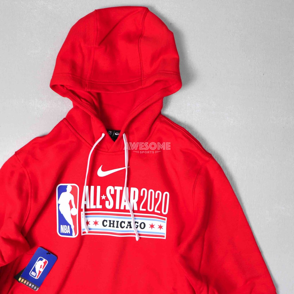 [歐鉉]NIKE NBA 2020 芝加哥明星賽 刷毛 連帽 帽T 男生 CI5447-657