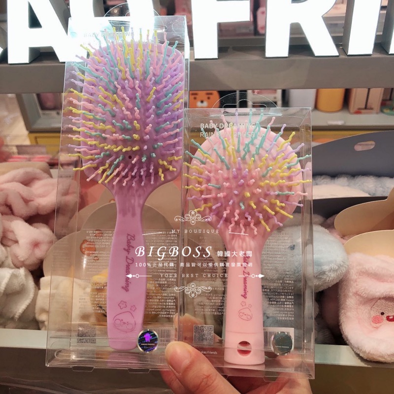 現貨🇰🇷韓國境內版 KAKAO FRIENDS 🇰🇷甜夢寶寶系統 梳子 鏡梳