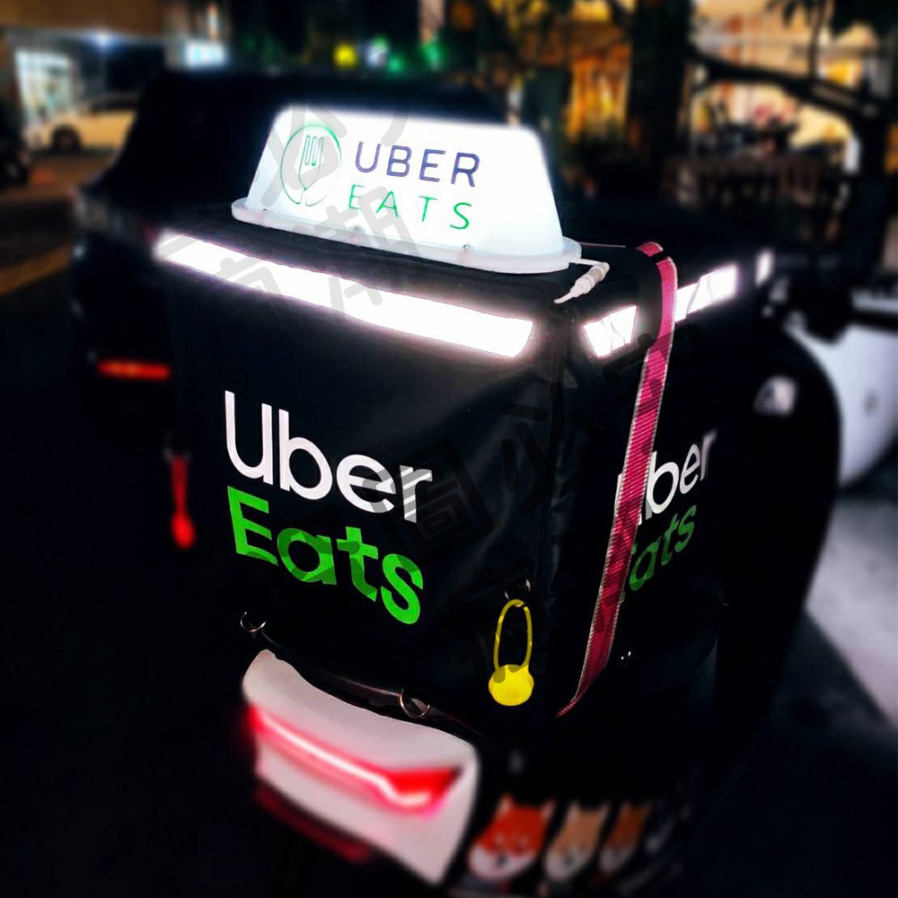 免運 客製化夜間安全燈ubereats Foodpanda 可裝光明燈車頂燈警示燈防潑水防車禍 蝦皮購物