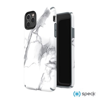 Speck iPhone 11 Pro Max Presidio Inked 大理石圖案 抗菌 防摔 保護殼 白/灰色
