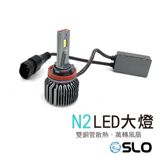SLO【N2 LED大燈】台灣發貨 白光 三色光 LED 大燈 霧燈 車燈 卡車專用12/24V V28