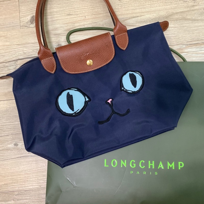 二手Longchamp貓咪包 購於台中新光三越
