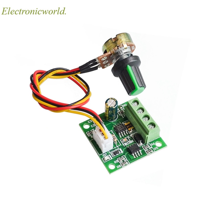 Pwm DC 電動機速度控制器自動調節器控制 DC 1.8V 至 3V 5V 6V 12V 15V 2A 低壓 PWM