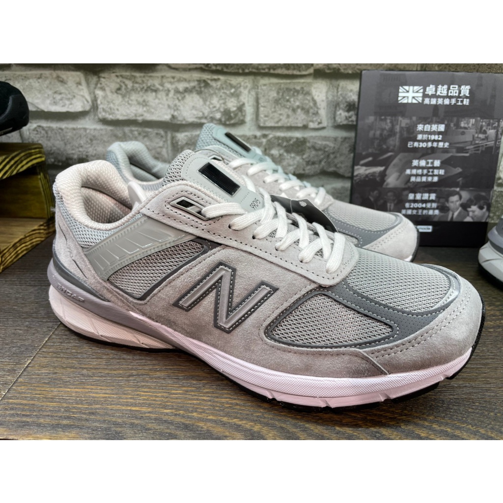 NEW BALANCE NB990 V5 英美製 復古鞋 休閒鞋 男 灰 穿搭 透氣 M990GL5