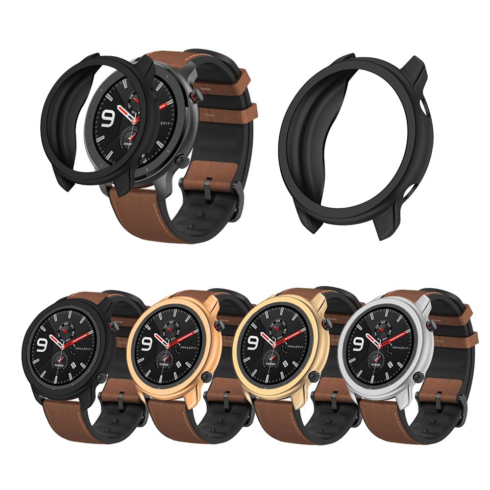 🔰現貨 華米手錶 Amazfit GTR 47mm 保護殼 電鍍 TPU 硅膠 軟殼 防摔 防刮 華米GTR錶殼保護套