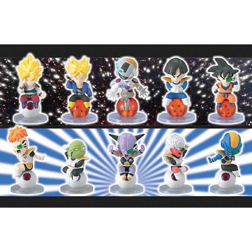 日版正版 BANDAI 七龍珠Q版坐珠食玩系列 Z 歸來的孫悟空篇 巴特捷斯基紐古杜利庫姆孫悟空孫悟飯特南克斯
