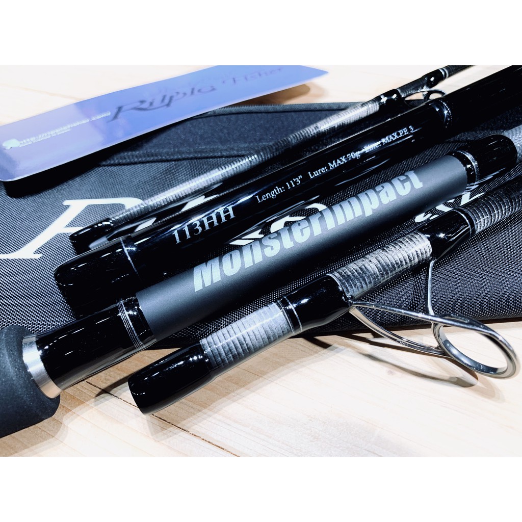 El Nino 日本品牌釣具ripple Fisher Monsterimpact 113hh 頂級海鱸青物旅竿 蝦皮購物