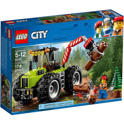 ［想樂］全新 樂高 Lego 60181 City 城市 森林拖拉機 Forest Tractor