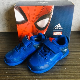 ADIDAS 正品 蜘蛛人 MARVEL spider man 藍色童鞋
