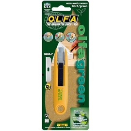 +富福里+ OLFA  SK-7/green 綠色環保系列小巧便利安全工作刀