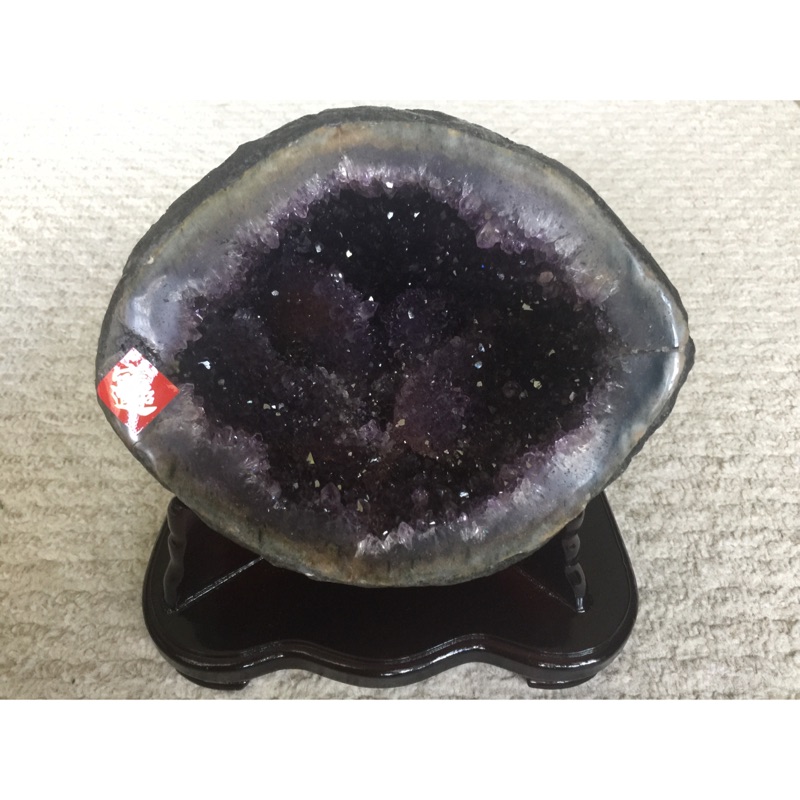 烏拉圭桌上型原皮紫晶洞5公斤（內有水晶花）