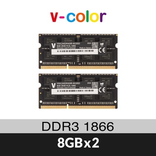v-color 全何 16GB (8GBx2) DDR3 1866MHz Apple 專用筆記型記憶體