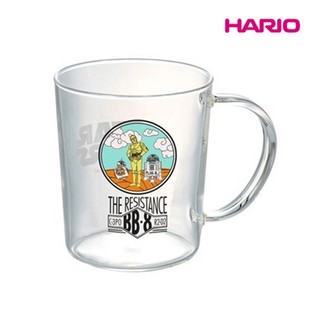 【日本 HARIO】Star Wars 機器人DROID耐熱玻璃馬克杯 360ML SW