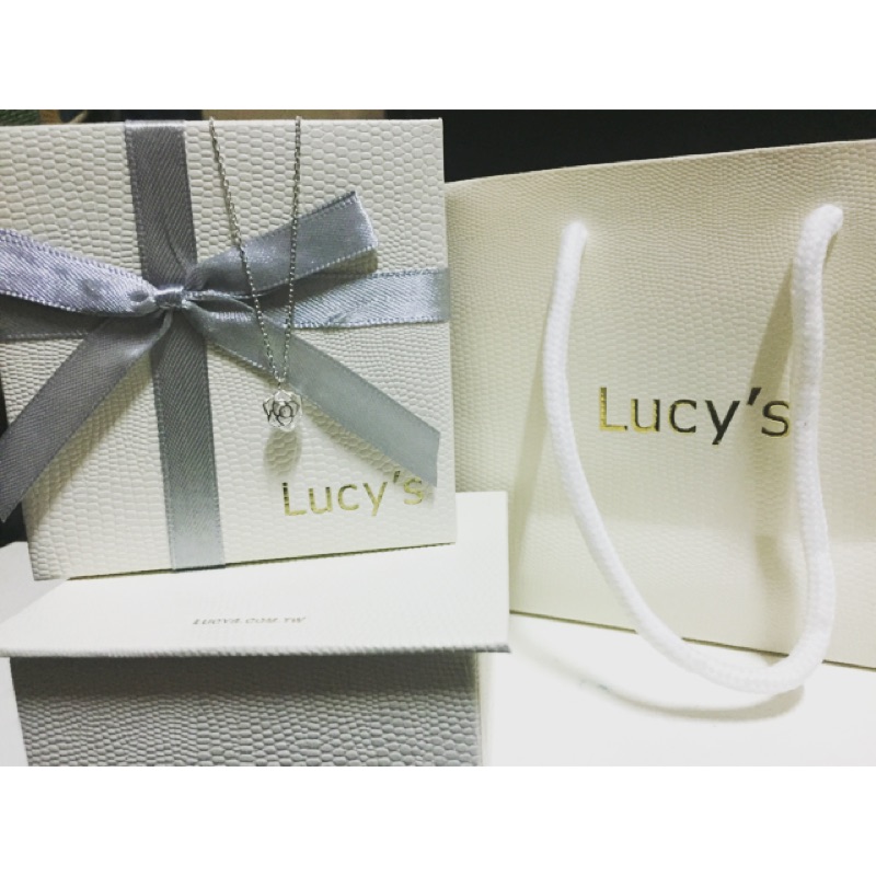 Lucy’s 飾品 925純銀 薔薇閃爍項鍊