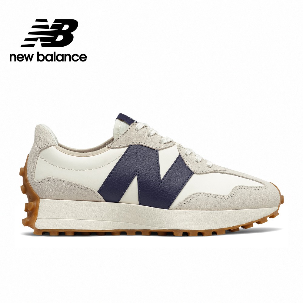 【New Balance】 NB 復古運動鞋_女性_白灰藍_WS327KB-B楦 327