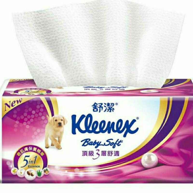 【好市多線上購物】Kleenex 舒潔 三層抽取式衛生紙 110張 X 60入