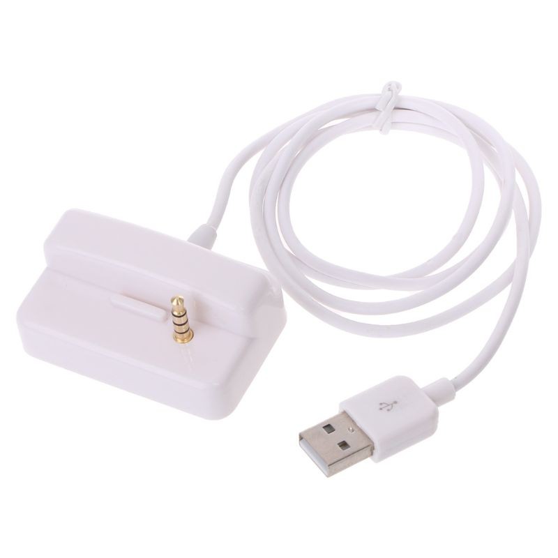 Dou USB 充電器和同步替換擴展塢底座,適用於 MP3 / MP4 播放器,適用於 iPod,適用於 Shuffle