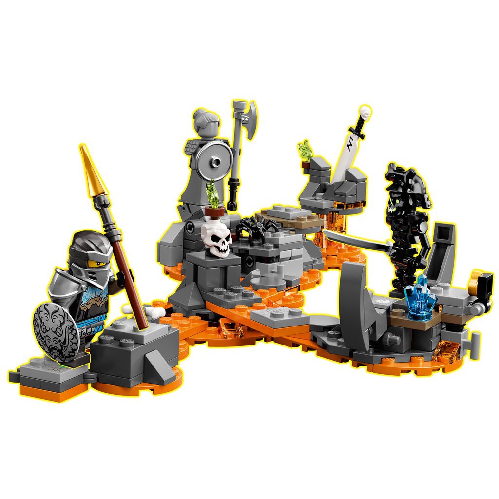 LEGO 樂高 71721 Ninjago Skull Sorcerer's Dragon 骷髏頭巫師之龍 單售場景