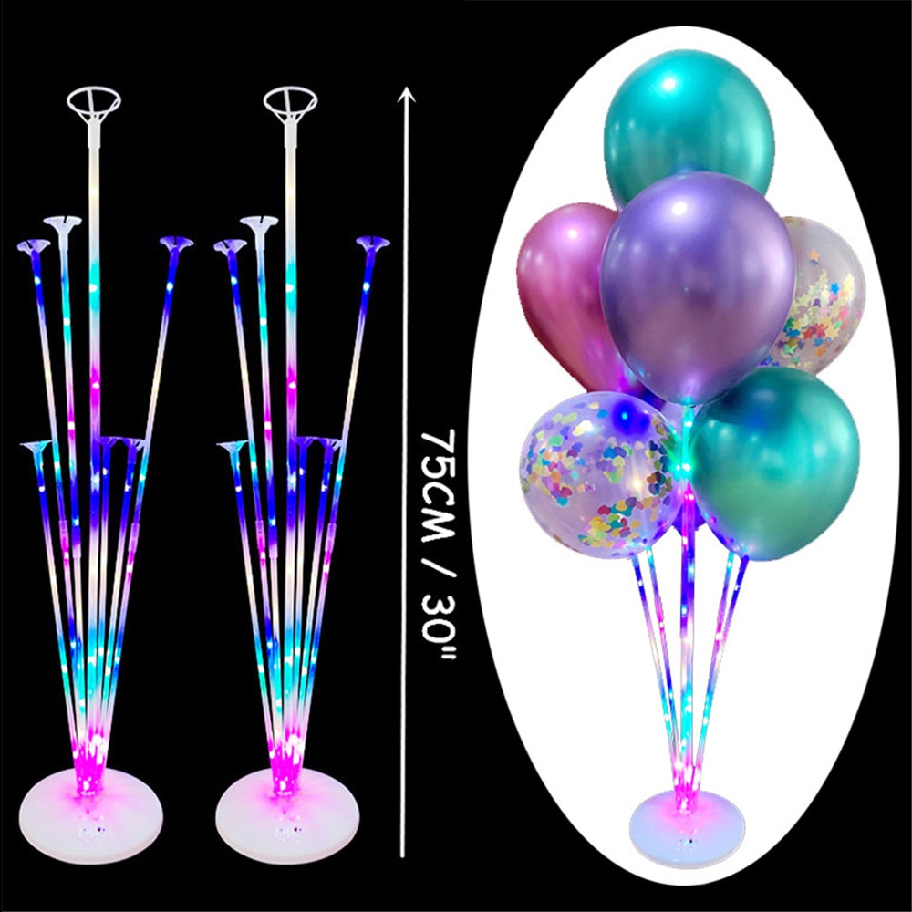 塑料氣球支架支架氣球柱底座套裝棒支架婚禮生日派對裝飾