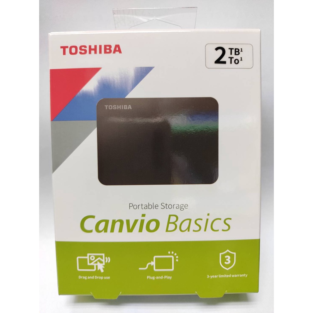 Toshiba 黑靚潮III A3 A5 2TB USB3.0 2.5吋行動硬碟