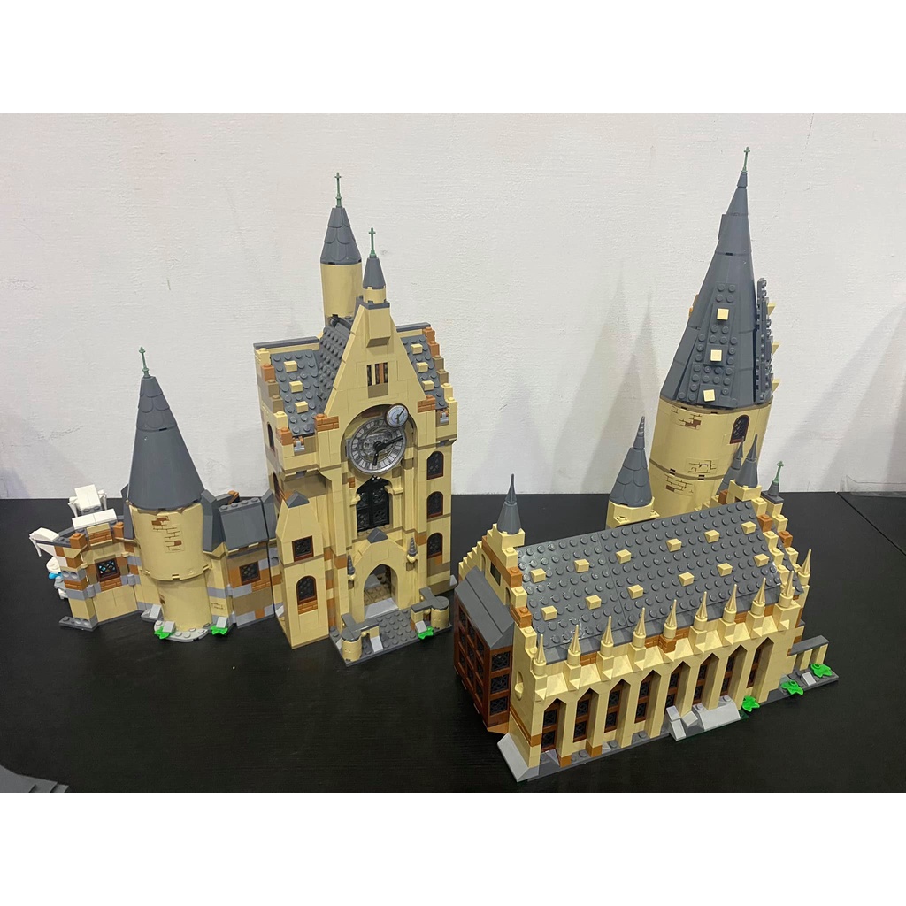 二手 展示品 LEGO 樂高 哈利波特 75948 + 75954 霍格華茲 拆售場景