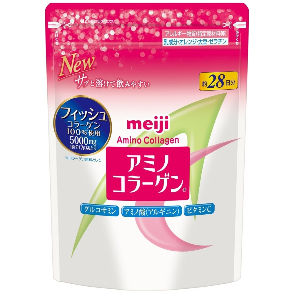 【哇寶箱】Meiji 明治膠原蛋白粉 補充包 28天份 日本代購 膠原蛋白