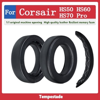 Tempestade 適用於 Corsair HS50 HS60 HS70 Pro 耳機套 耳機保護套 頭梁墊 耳麥 配