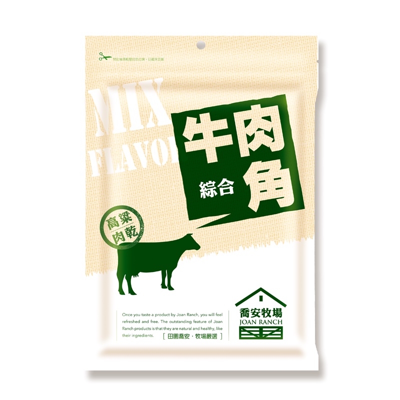 【喬安牧場】高粱酒牛肉乾 綜合牛肉角170g