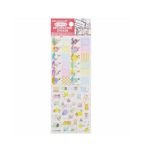 sun-star Decoration Sticker 裝飾貼紙/ Sanrio eslite誠品