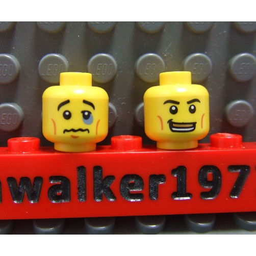 【積木2010】#178 樂高 LEGO 拳擊 牙套 / 黑眼圈 顫抖 雙面人頭 / 8805 拳擊手 人頭