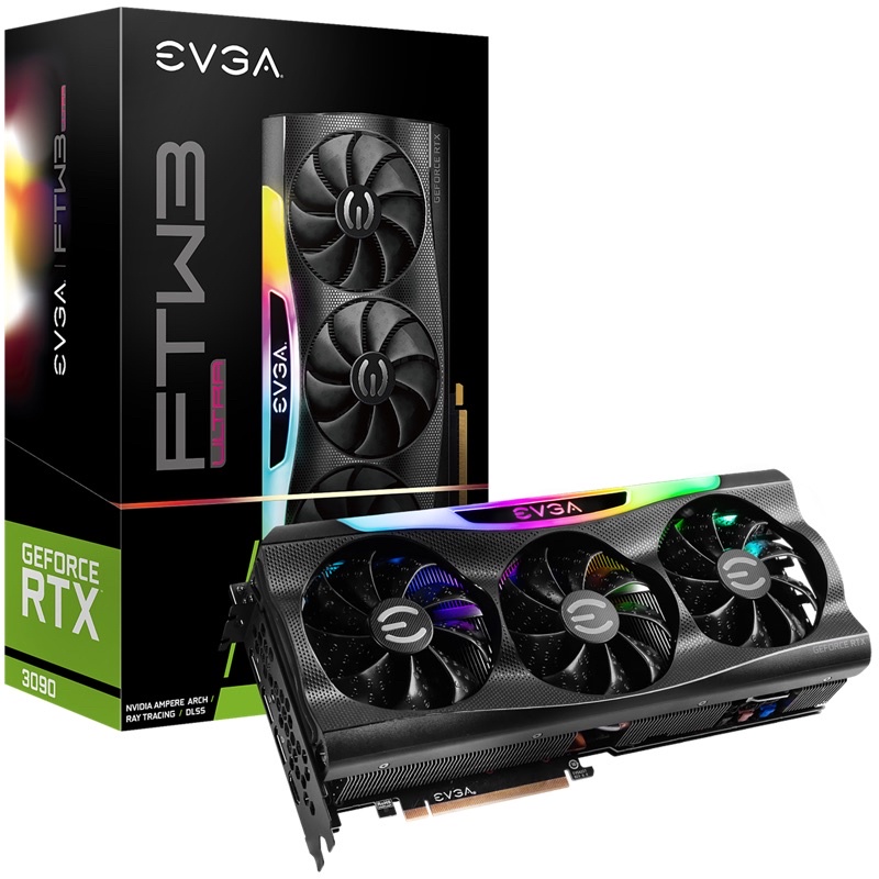 EVGA RTX 3090 FTW3 24GB 顯示卡 學生卡