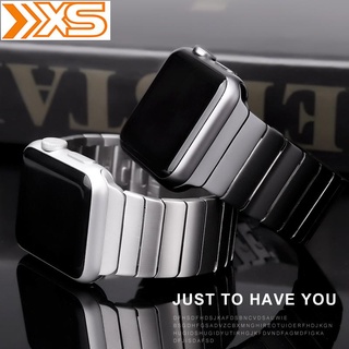 【現貨速發】一珠不鏽鋼錶帶 適用於Apple Watch 6 SE 5 4 3 2 1代 金屬錶帶♥小熊購物商城♥