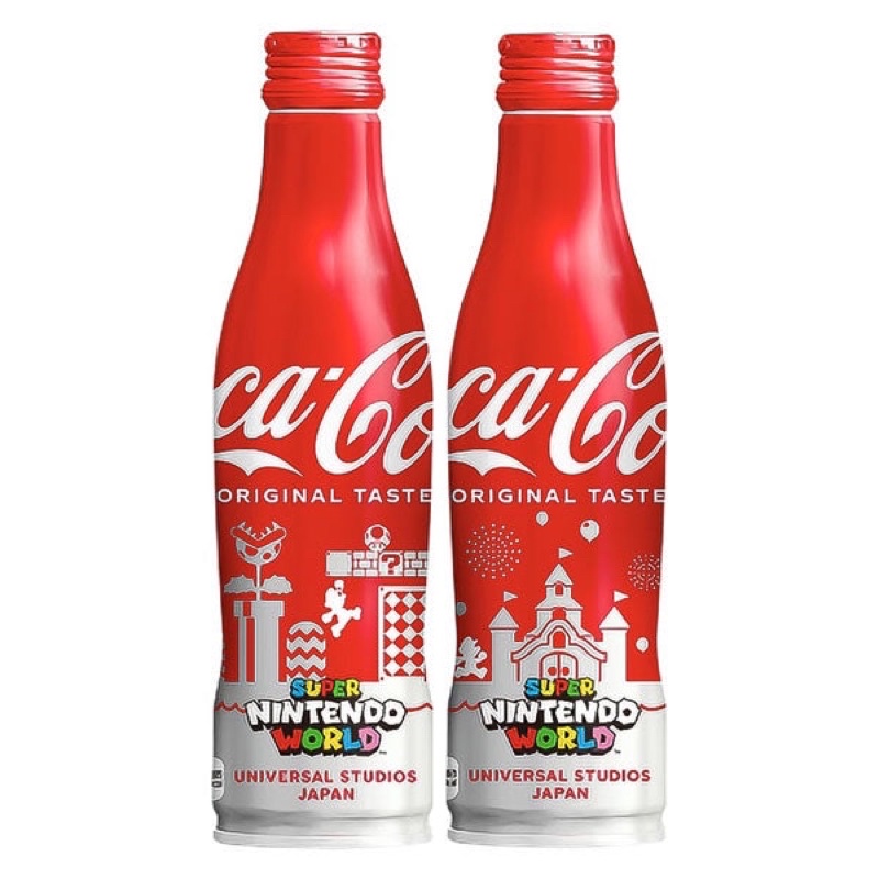 象象媽咪 日本 可口可樂 任天堂紀念瓶 東京可樂 日本可樂 東京奧運會紀念收藏版鋁罐瓶裝