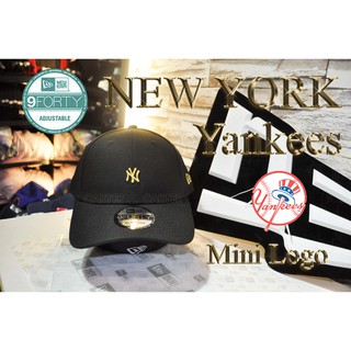 New Era MLB NY Yankees Gold 9Forty 紐約洋基隊迷你logo金色可調彎帽940帽型